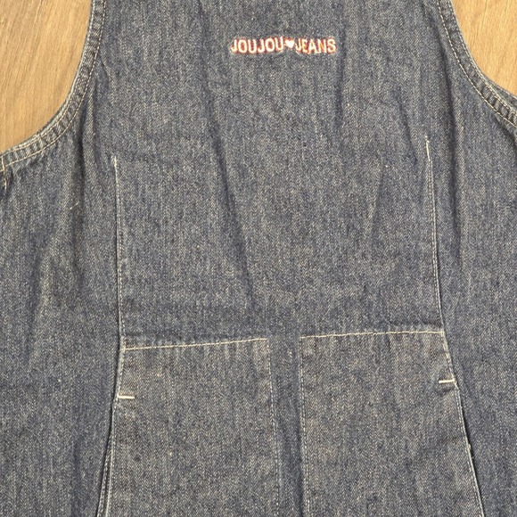 Girls Denim Jean Dress Jumper Skirt Lot Mixed Vintage To Modern Size 3T - 6X - Picture 7 of 16